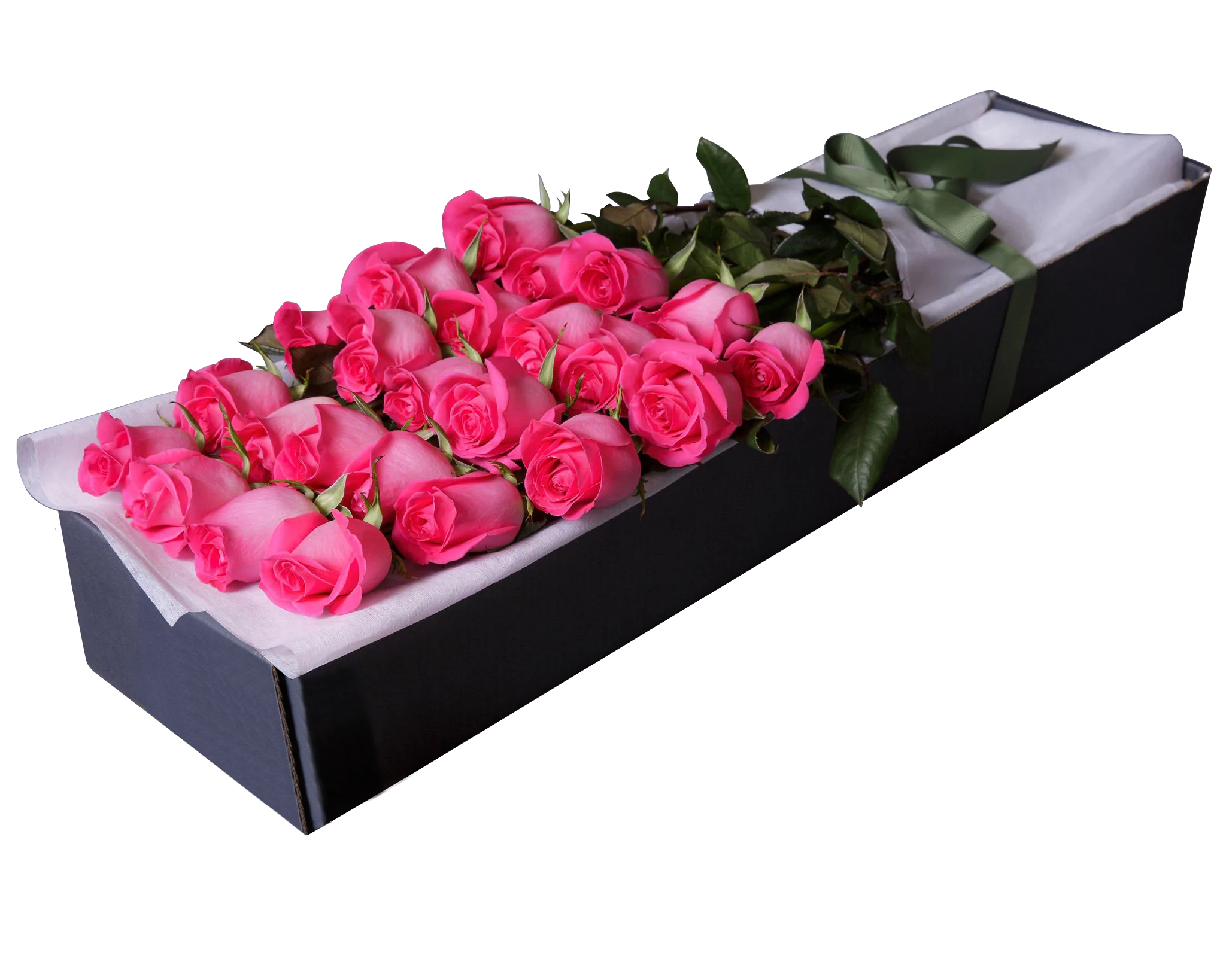 24 Pink Roses In Box Delivery To Manila Philippines
