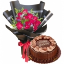 Send Birthday Flowers with Cake To Tagiug