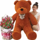 Giant Teddy Bear with Rose