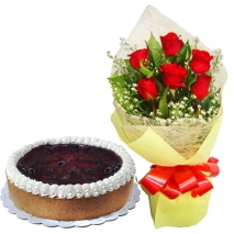 send flower with cake to manila