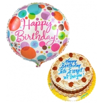 Goldilocks Birthday cake with Balloon to philippines