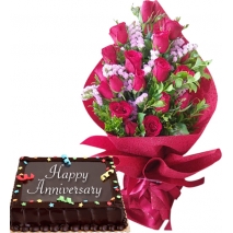 Send flower with cake to manila