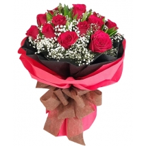 11 Red Roses in a bouquet To Philippines