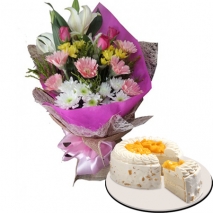 send flower with cake to manila,send flower with cake to philippines